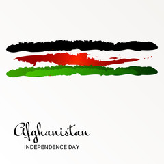 Obraz premium Afghanistan Independence Day.