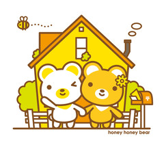 ハニーハニーべあ ペア+家