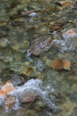 the water of a brook Stream
