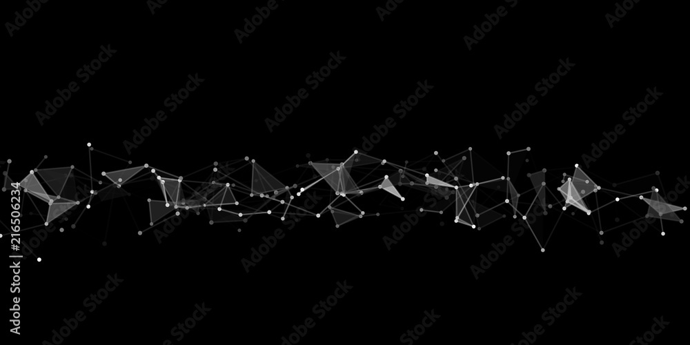 Poster abstract technology background. science background. big data. graphic abstract background. wave 3d. 
