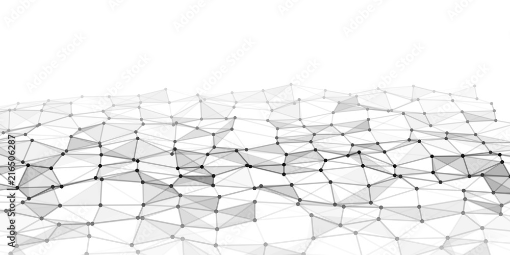 Poster abstract technology background. science background. big data. graphic abstract background. wave 3d. 
