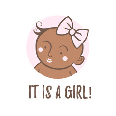 Little kid, toddler. hand drawn style doodle design illustrations.