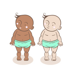 Little kid, toddler. hand drawn style doodle design illustrations.