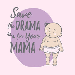 Little kid, toddler. hand drawn style doodle design illustrations.