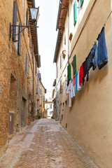 Street in Pienza, Tuscany