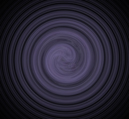 Purple swirl fractal on a black background.