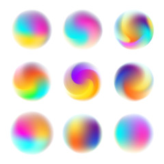 Fluid bright gradient background