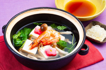 エビ入り湯豆腐