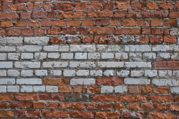 White red brick wall texture