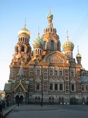 Fototapeta na wymiar Travels. Russia. St. Petersburg. Leningrad. Church of the Savior on Blood