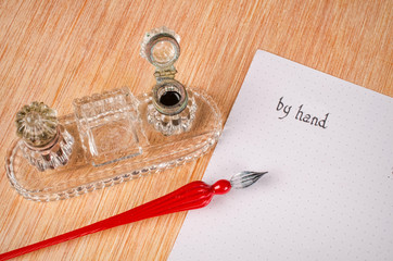 Vintage glass pen