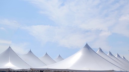 multiple peak white events or wedding tent - 216519254