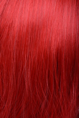 Naklejka premium red hair making background