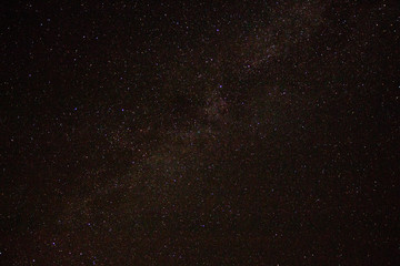 Stars in the clear sky of August