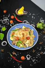 Fototapeta na wymiar Thai fried rice