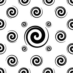 Spiral Design Seamless Pattern, Spiral