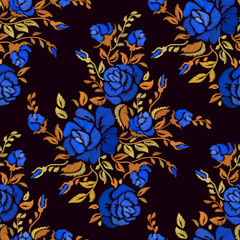 Fashion floral embroidery.