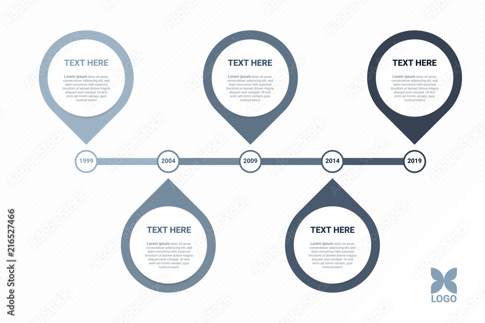 Poster business process. infographics timeline with 3 steps and options. design template.