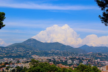 French Alps from Nice France
