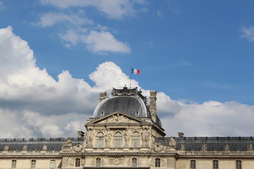 France Flag roof sky 