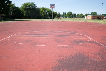 Basketballfeld Outdoor