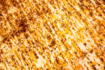 Pattern of red rocks.