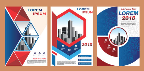 abstract cover and layout for presentation and marketing
