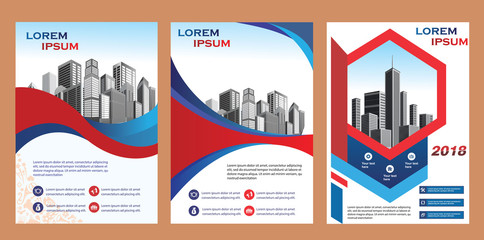 abstract cover and layout for presentation and marketing