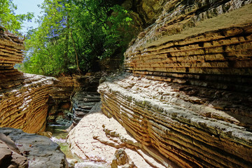 Ausgewaschener Canyon