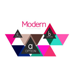 Triangle shape design abstract business logo icon design. Company logotype branding emblem idea