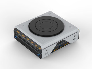 Fototapeta premium automatic warehouse robot