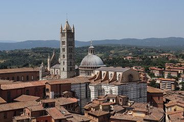 Naklejka premium Siena Toscana Italia