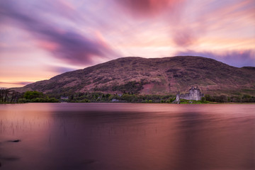 Fototapeta premium Sunset at Kilchurn Castle
