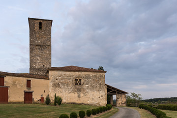 Obraz premium Église de Poudenas, Lot-et-Garonne