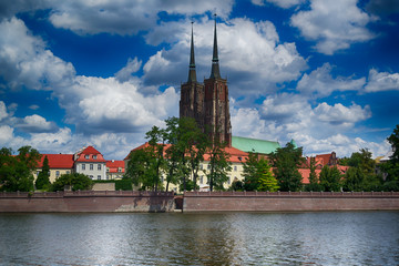 Stare miasto w mieście Wrocław, Polska