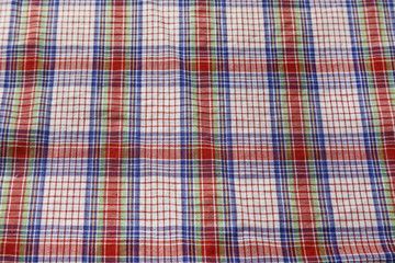 textile background in a cage