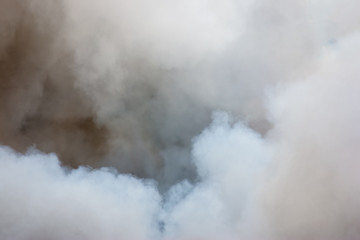 Fototapeta na wymiar Bomb smoke background,Smoke caused by explosions.