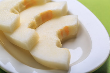 melon close-up