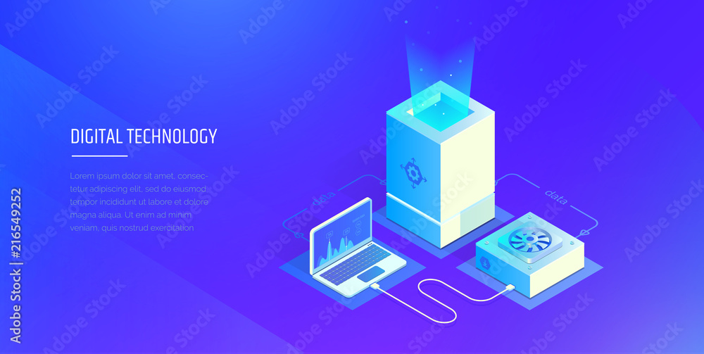 Poster digital technologies. testing and analysis of digital system data. transfer and storage of files. mo
