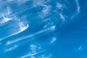 Natural background, natural, bright and rich texture. Sky with clouds. Warm weather. Spectacular colors.