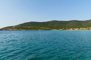 Buyukeceli beach in Mersin province. Turkey