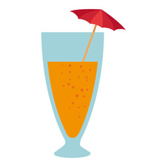 tropical cocktail cup icon