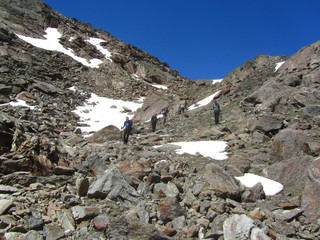 Hiking in the austrian alps
