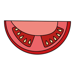 fresh tomatoes pieces healthy food