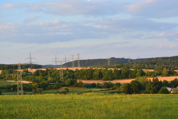 A beautiful landscape in Germany