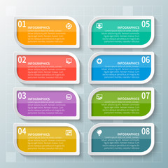 Abstract 3D Paper Infographics