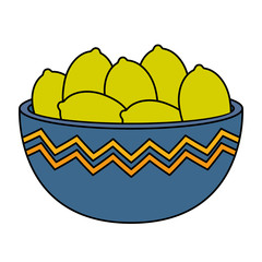 kitchen bowl with lemons