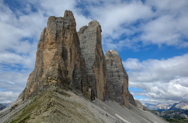 Drei Zinnen in den Dolomiten
