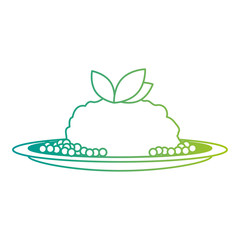 dish with mashed potatoes