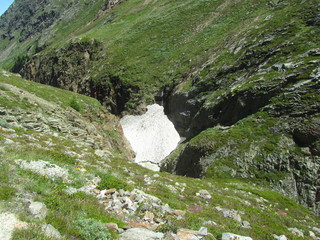 mountain valley in the austrian alps, austria